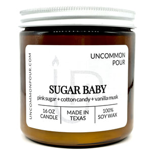 Sugar Baby - Pink Sugar Candle by Uncommon Pour