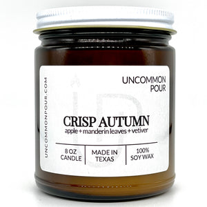 Autumn Leaves and Apple candle by Uncommon Pour